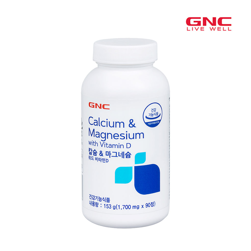 [GNC] 칼슘&amp;마그네슘 위드 비타민D 1,700mg